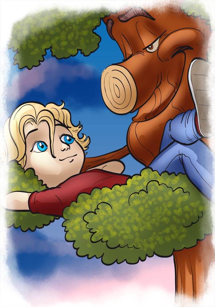 Illustration aus dem Kinderbuch Magical Yard von Christina Wilds